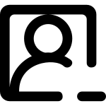 Profile Image Minus Round 1329 SVG Icon